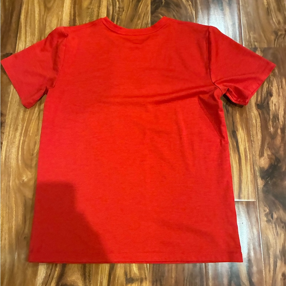 Adidas Kids Red Tee‎ with Black Logo - Picture 3 of 3